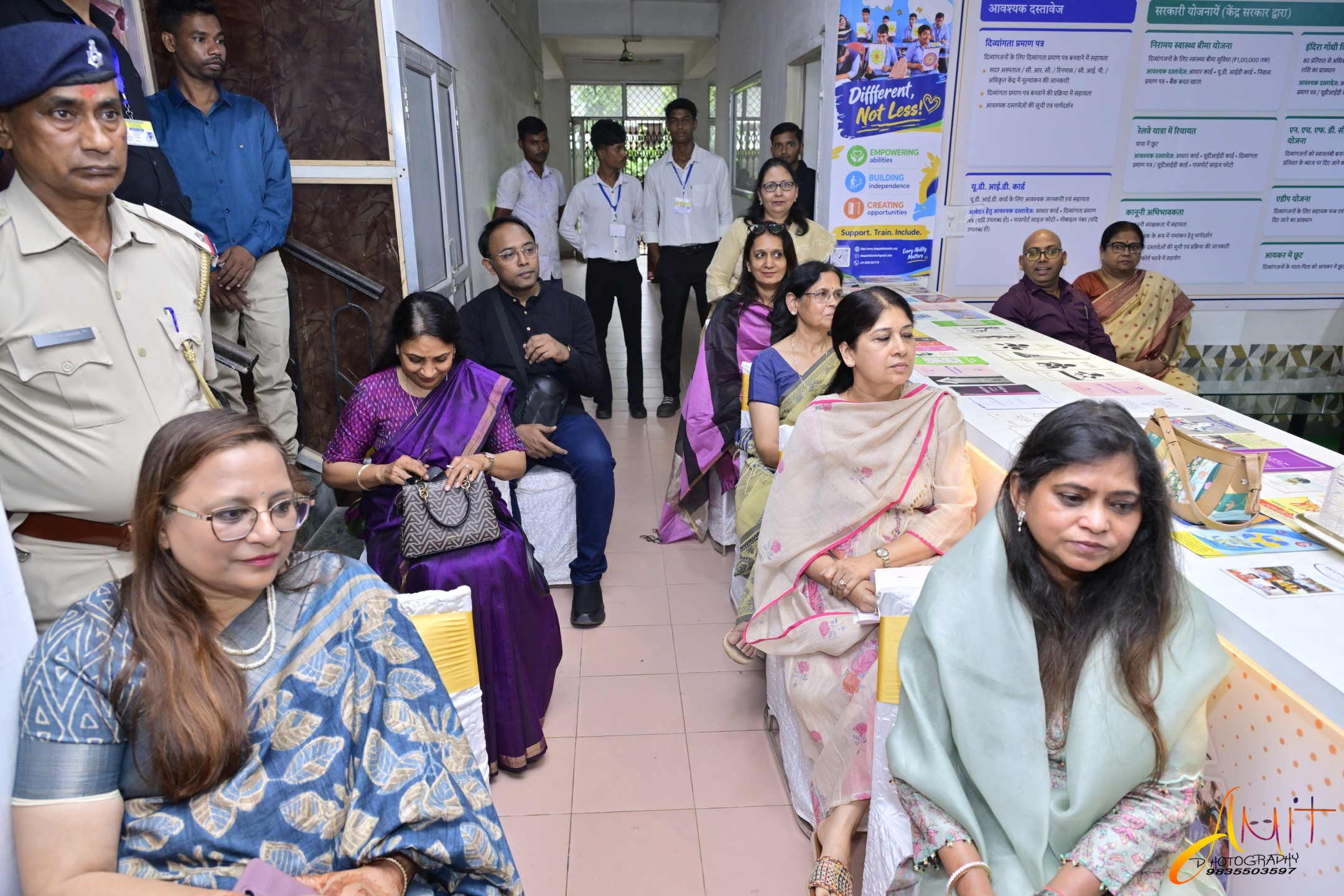Guests and supporters seated at the new Deepshikha Information Centre